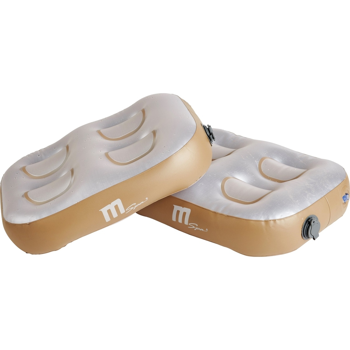 Mspa Cushion Set, 2 Water Fillable Cushions For Comfort Sitting In Mspa Hot Tub & Spa