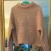 Free People Sweaters | Free People Wool Swing Sweater In Light Pink - Xs/S | Color: Pink/Tan | Size: S