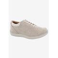 Women's Tulip Oxford Flat by Drew in Bone Foil Leather (Size 6 1/2 N)