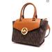 Michael Kors Bags | Michael Kors Hudson Medium Brown Signature Pvc Satchel | Color: Brown | Size: Os