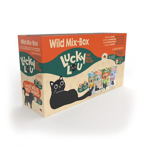 48x 125g Lucky Lou Adult Wild-Mix Katzenfutter nass