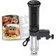 KitchenBoss Sous Vide Garer Stick Präzisionskocher Präziser: G300T Temperatureinstellung IPX7 Wasserdicht LED Touch-Display Immersion Tauchzikulator 3D Zirkulation mit Timer