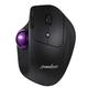 Perixx PERIMICE-720 Kabellose 2.4 GHz und Bluetooth Ergonomische Trackball Maus, Anpassbarer Winkel, 2 DPI Level, Schwarz