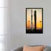 East Urban Home 'The Delta II Rocket On Its Launch Pad' By Stocktrek Images Graphic Art Print on Wrapped Canvas Canvas, in Black/Yellow | Wayfair