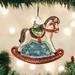 Old World Christmas Old World Hanging Figurine Ornament Glass in Blue/Red/White | 5 H x 5 W x 7 D in | Wayfair 729343441331