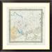 Global Gallery Celestial Anno 1830. No. 6. Circumjacent the South Pole, 1844 Framed Graphic Art on Canvas Paper in Gray | 1.5 D in | Wayfair