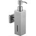 Ebern Designs Soap Dispenser Metal in Gray/White | 5.51 H x 1.96 W x 1.96 D in | Wayfair 0664245CEA28419AAD38F4CF0D5FB274