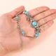 Bracelets Boho Vintage Turquoises Papillon pour Femme Bracelet Charme Mode Personnalité Bijoux