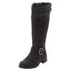 Weitschaftstiefel SHEEGO "Große Größen", Damen, Gr. 38, XXL-Schaft, schwarz, Obermaterial: 100% Leder, klassisch, Schuhe