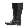 Weitschaftstiefel SHEEGO "Große Größen" Gr. 40, XL-Schaft, schwarz Damen Schuhe Lederstiefel