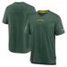 Men's Nike Green Bay Packers Sideline Coaches Vintage Chevron Performance V-Neck T-Shirt