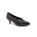 Wide Width Women's Kimber Pump by Trotters in Black (Size 9 1/2 W)