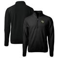 Men's Cutter & Buck Black UCF Knights Big Tall Cascade Eco Sherpa Fleece Quarter-Zip Jacket