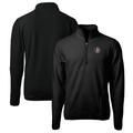 Men's Cutter & Buck Black Florida State Seminoles Big Tall Cascade Eco Sherpa Fleece Quarter-Zip Jacket