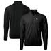 Men's Cutter & Buck Black Air Force Falcons Big Tall Cascade Eco Sherpa Fleece Quarter-Zip Jacket