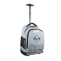 MOJO Gray Tampa Bay Rays 19'' Personalized Premium Wheeled Backpack