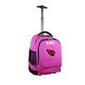 MOJO Pink Arizona Cardinals 19'' Personalized Premium Wheeled Backpack