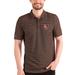 Men's Antigua Heathered Black/Orange Bowling Green St. Falcons Esteem Polo