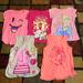 Disney Shirts & Tops | Lot Of Five Disney,Justice,Cat & Jack,Peppa Pig,Shopkins.6/6x T-Shirts/Tank Tops | Color: Gray/Pink | Size: 6g