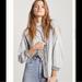 Free People Tops | Freepeople Stripe Long Sleeve Tunic | Color: Gray/White | Size: M