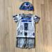 Disney Costumes | Disney R2-D2 Onesie Costume | Color: Blue/White | Size: 12 Mos