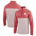 Men's Columbia Red Nebraska Huskers Omni-Wick Rockin' It Quarter-Zip Pullover Jacket