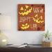 The Holiday Aisle® We All Light Up Graphic Art on Wrapped Canvas in Green | 18 H x 18 W x 1.5 D in | Wayfair HLDY5085 33489625