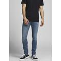 Slim-fit-Jeans JACK & JONES "TIM ORIGINAL" Gr. 32, Länge 34, blau (blue, denim) Herren Jeans Slim Fit