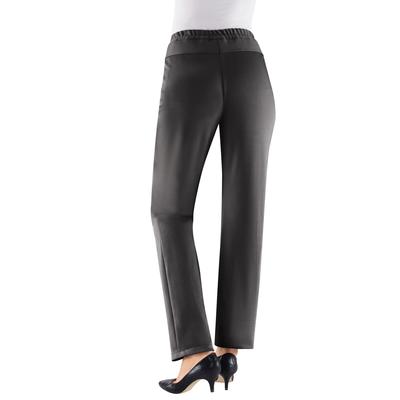 Thermohose CLASSIC BASICS, Damen, Gr. 50, Normalgrößen, grau (anthrazit), 100% Polyester, unifarben, lang, Hosen Image