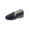 Hausschuh LANDGRAF Gr. 40, blau (marine) Damen Schuhe Pantoffel