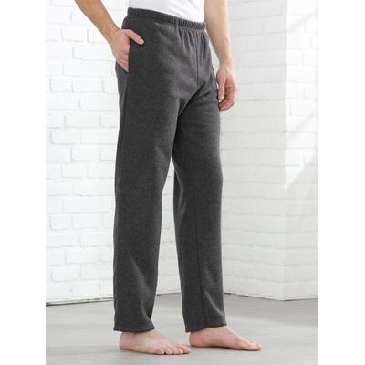 Jogginghose PLANTIER, Herren, Gr. 24/25, Unterbauchgrößen, grau (anthrazit, meliert), 50% Baumwolle, 50% Polyester, unifarben, Hosen Image