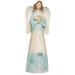 Transpac Resin 11.75 in. Multicolored Christmas Coastal Angel Decor