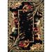 Black/Green 132 x 94 x 0.5 in Area Rug - Rosalind Wheeler Country & Floral Farmland Area Rug Black Rooster Color | 132 H x 94 W x 0.5 D in | Wayfair