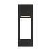 Wade Logan® Bharata Integrated LED Outdoor Flush Mount Aluminum/Glass/Metal in Black | 20 H x 7 W x 7 D in | Wayfair