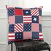 Rizzy Home Stars and Stripes Patchwork Outdoor Pillow - 22"x22"