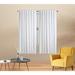 Eider & Ivory™ Talty 100% Cotton Solid Color Blackout Rod Pocket Curtain Panels 100% Cotton in White | 63 H x 50 W in | Wayfair