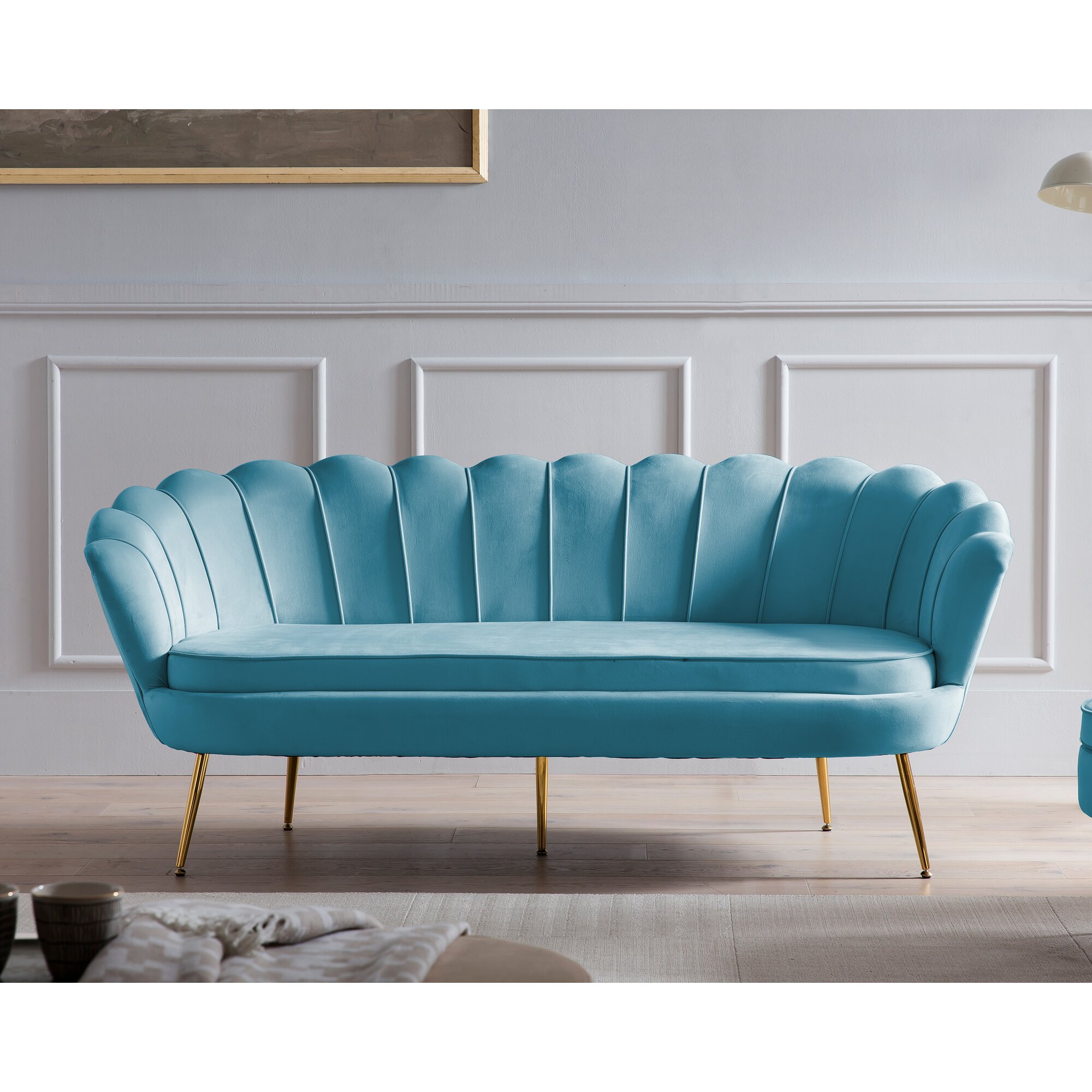 SalesFever »Arielle« Sofa blau 2-Sitzer