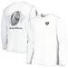 Men's Tommy Bahama White Las Vegas Raiders Laces Out Billboard Long Sleeve T-Shirt