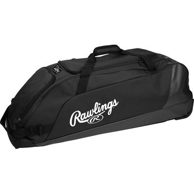 Rawlings Workhorse Baseball Wheeled Bag Black