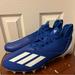 Adidas Shoes | Adidas Adizero Scorch 2 Royal Blue/White Football Cleats Men’s Size 13 Gz0403 | Color: Blue/White | Size: 13