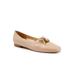 Wide Width Women's Honesty Loafer by Trotters in Nude (Size 8 1/2 W)