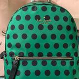 Kate Spade Bags | Kate Spade Polka Dot Backpack Green & Blue | Color: Blue/Green | Size: Os