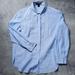 Louis Vuitton Tops | Louis Vuitton Hidden Pleated Button Front Button Shirt Blue Size 34 | Color: Blue | Size: S