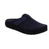 Pantoffel ROHDE "RODIGO-H", Herren, Gr. 45, blau (dunkelblau, meliert), Filz, klassisch, Schuhe, mit Memory Schaum