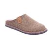Pantoffel ROHDE "LUCCA", Damen, Gr. 41, braun (hellbraun, meliert), Filz, klassisch, Schuhe, Clog, Hausschuh, Homeslipper in melierter Optik