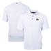 Men's Cutter & Buck White Drexel Dragons Big Tall Virtue Eco Pique Tile Print Recycled Polo