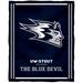 Wisconsin Stout Blue Devils 36'' x 48'' Children's Mascot Plush Blanket