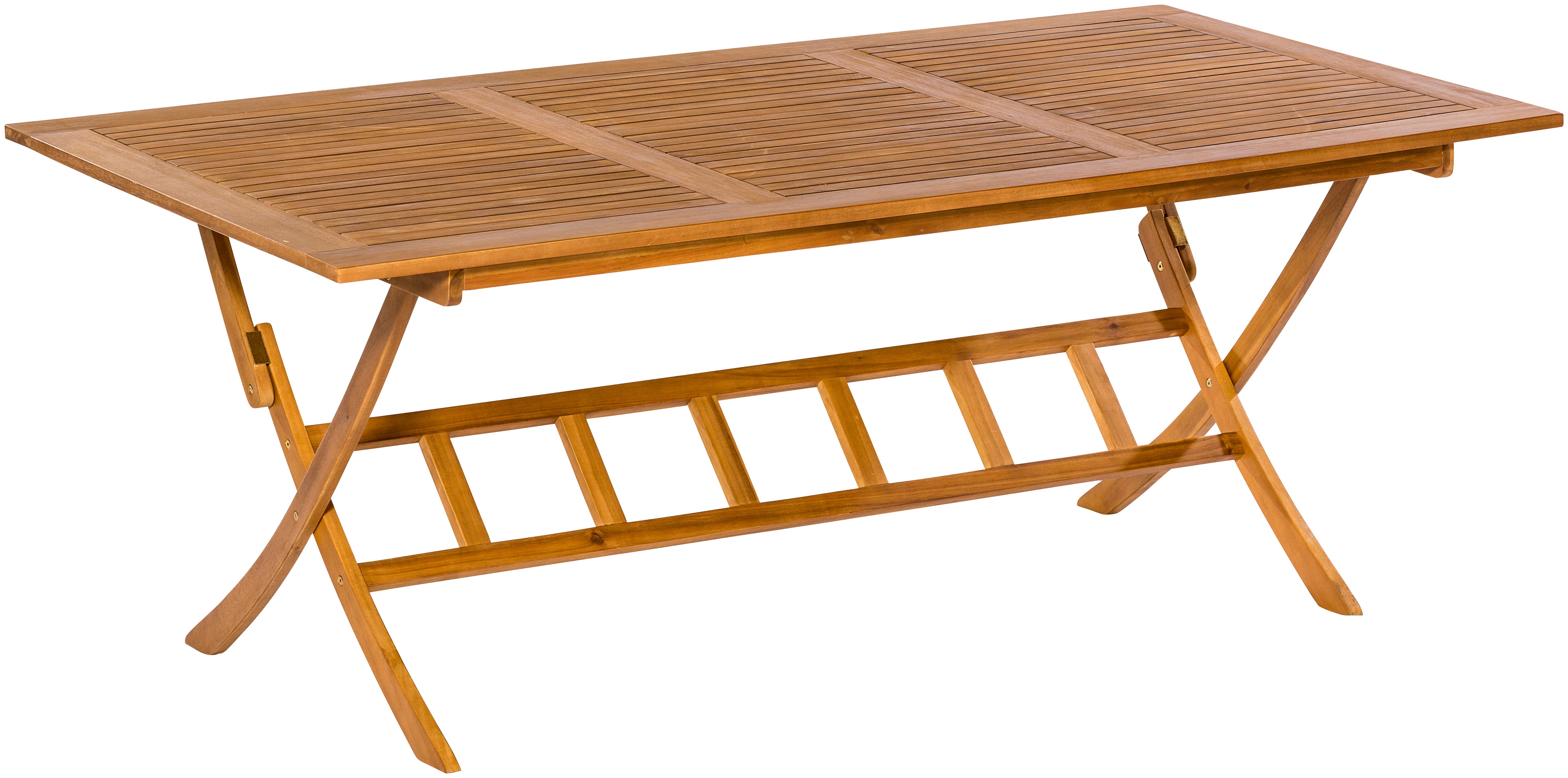 Gartentisch MERXX, braun (holzoptik), B:100cm H:75cm T:200cm, Tische