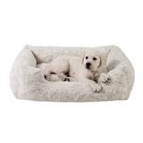 Best Friends by Sheri Soothe & Snooze Lounge Lux Memory Foam Rectangular Dog Bed Polyester in White | 9 H x 20 W x 30 D in | Wayfair 70759