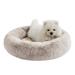 Best Friends by Sheri SnuggleSoft Faux Fur Memory Foam Calming Donut Bed Polyester in Brown | 5.75 H x 18 W x 18 D in | Wayfair 70746